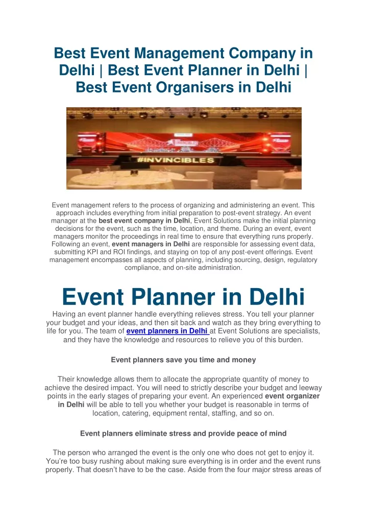 best event management company in delhi best event