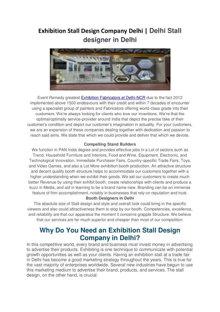 exhibition stall design company delhi delhi stall