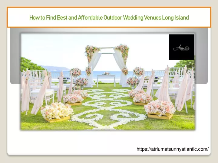 how to find best and affordable outdoor wedding