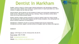 dentist in markham