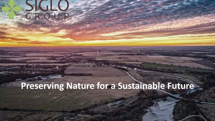 preserving nature for a sustainable future