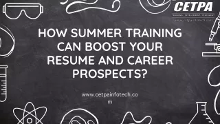 How Summer Training Can Boost Your Resume and Career Prospects (1)