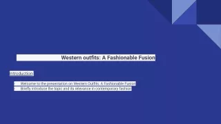 Western outfits_ A Fashionable Fusion