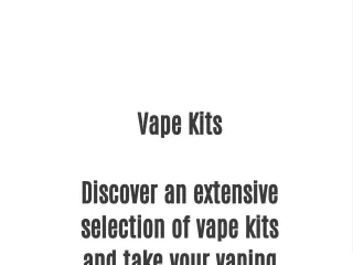 Vape Kits