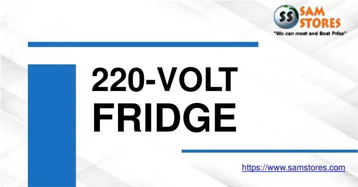 220 vo l t fridge