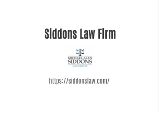 Siddons Law Firm