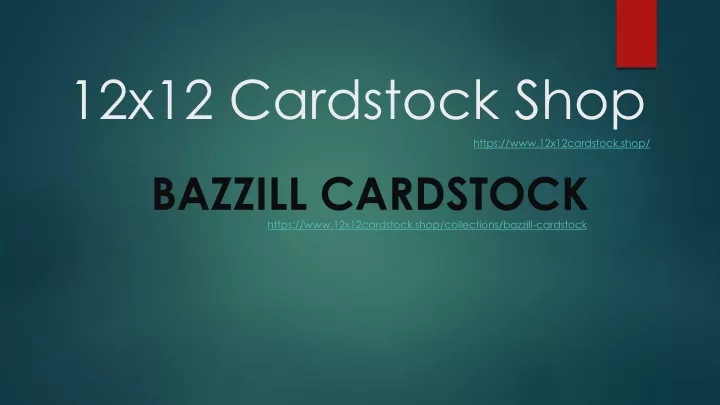 12x12 cardstock shop