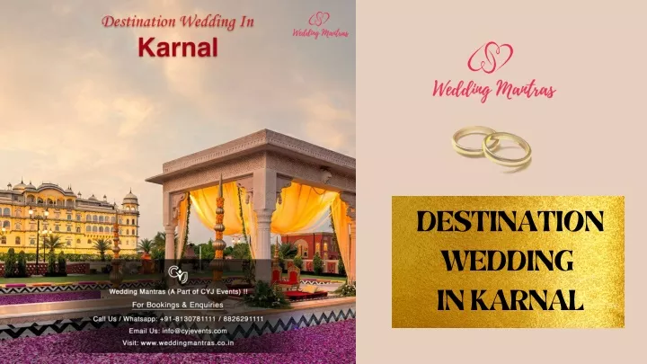 destination wedding in karnal