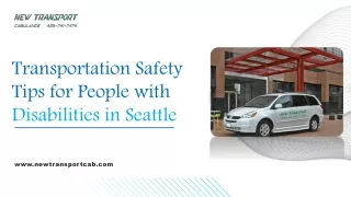 Transportation Safety Tips For People With Disabilities In Seattle