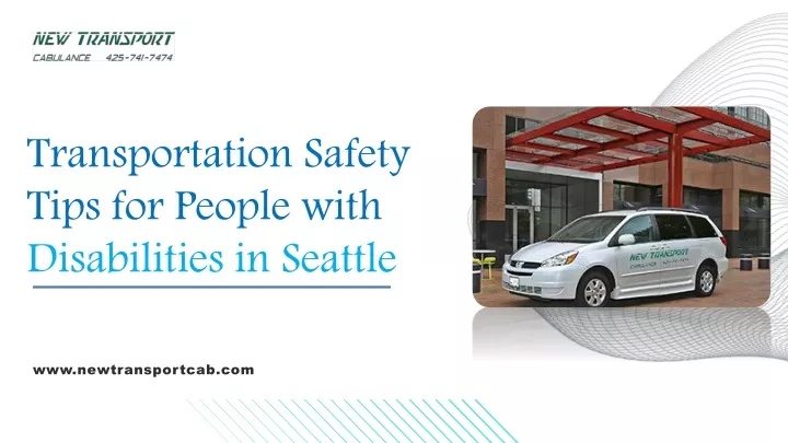 transportation safety tips for people with