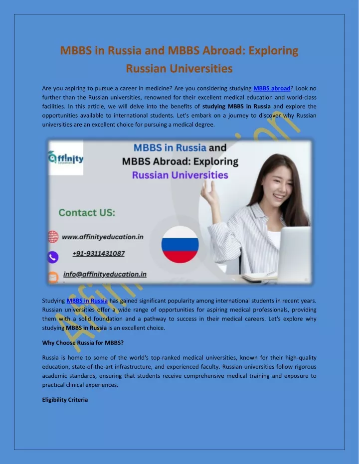 mbbs in russia and mbbs abroad exploring russian