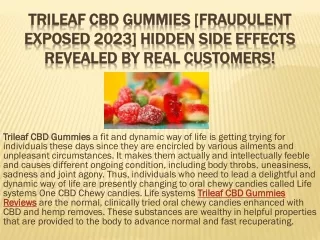 Trileaf CBD Gummies