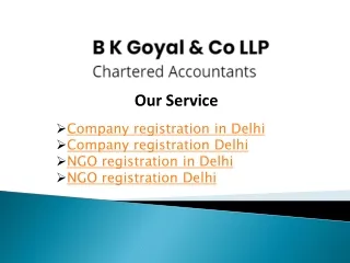 Company registration in Delhi