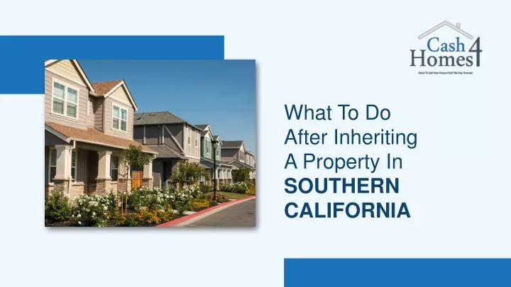 what to do after inheriting a property