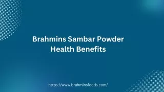 Brahmins Sambar Powder