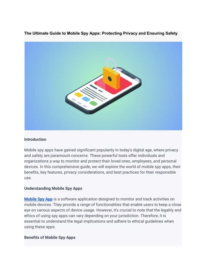 the ultimate guide to mobile spy apps protecting