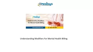 understanding modifiers for mental health billing