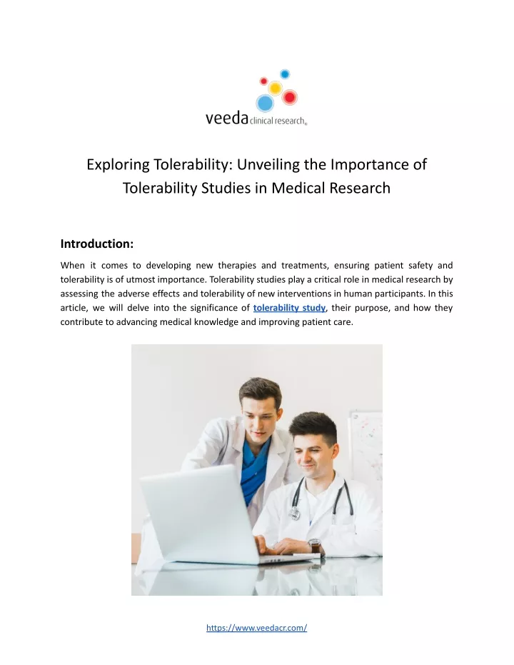 exploring tolerability unveiling the importance