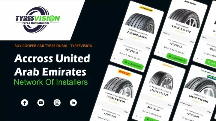 buy cooper car tyres dubai tyresvision