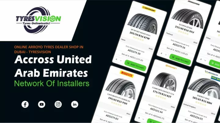 online arroyo tyres dealer shop in dubai
