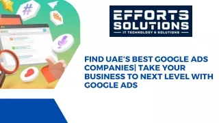 Find UAE’s Best Google Ads Companies