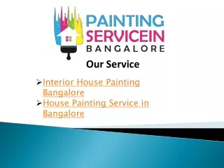 Interior House Painting Bangalore