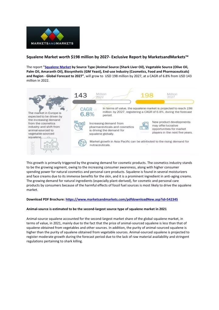 squalene market worth 198 million by 2027