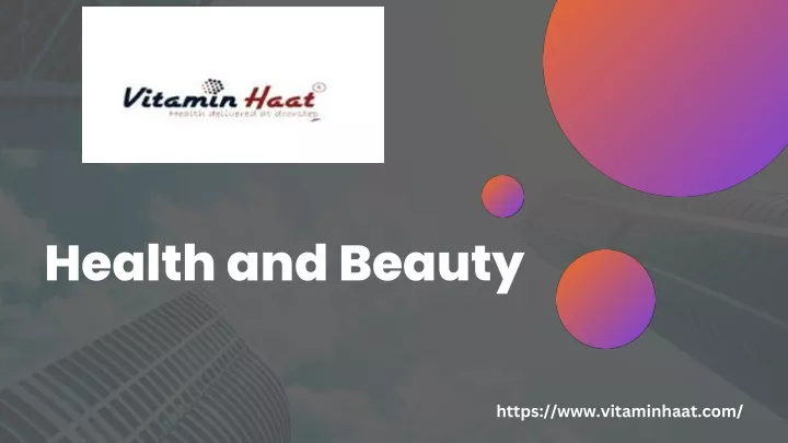 health and beauty