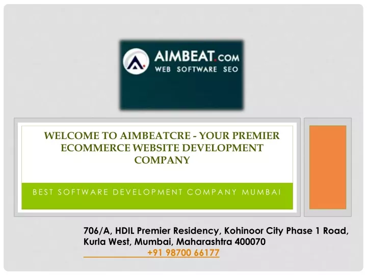welcome to aimbeatcre your premier ecommerce website development company