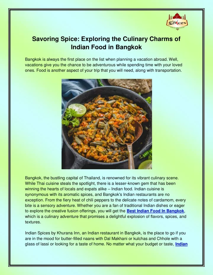 savoring spice exploring the culinary charms