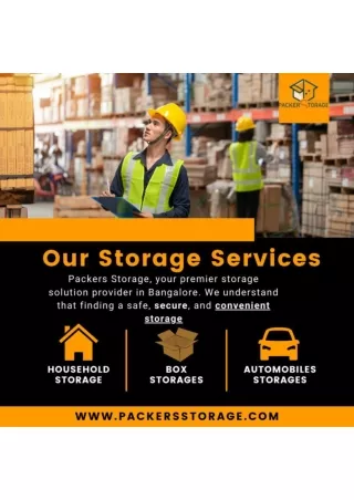 Packers Storages - Worldclass Storages Services in Bangalore