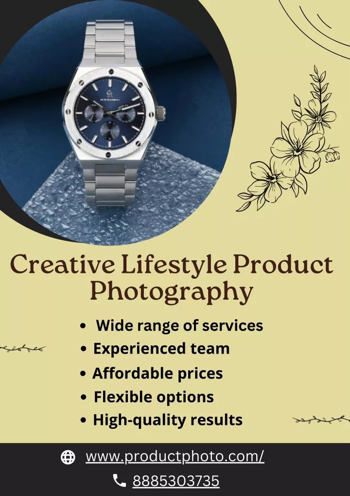 creative lifestyle product photography wide range