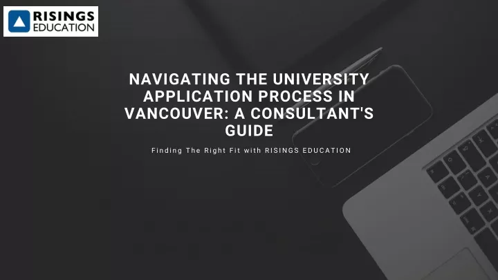 navigating the university application process