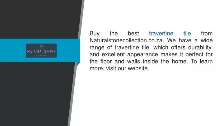 buy the best travertine tile from