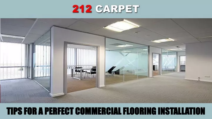 tips for a perfect commercial flooring