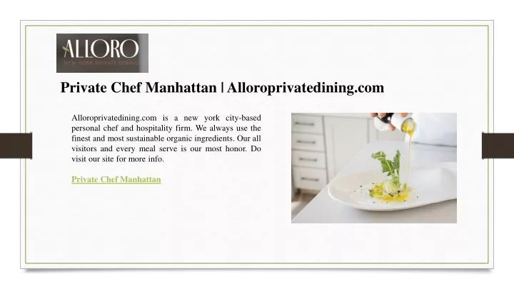 private chef manhattan alloroprivatedining com