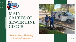Main Causes of Sewer Line Clogs
