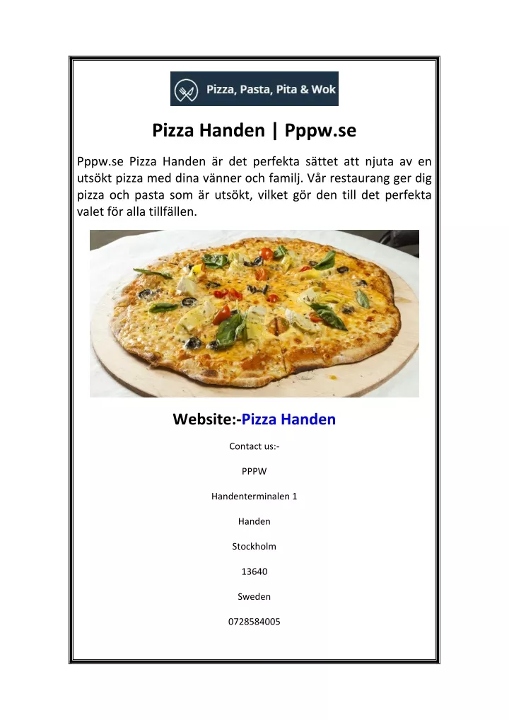 pizza handen pppw se