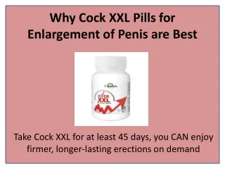 Increase Penis Size with Male Enhancement Cock XXL Capsule