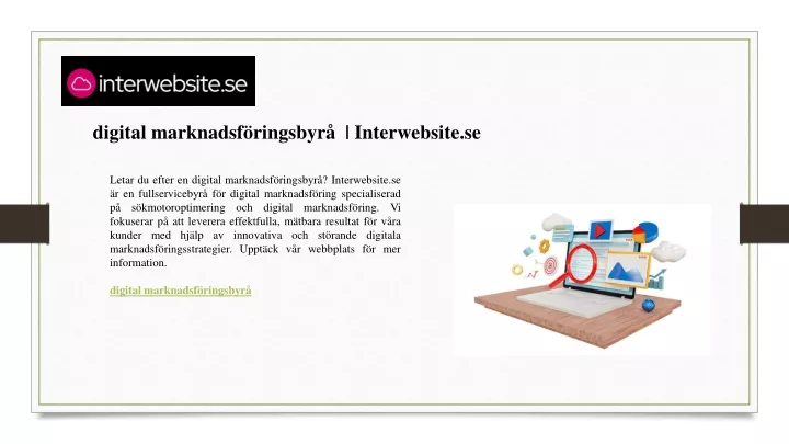 digital marknadsf ringsbyr interwebsite se