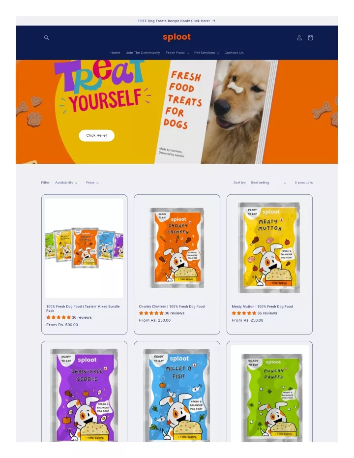 free dog treats recipe book click here