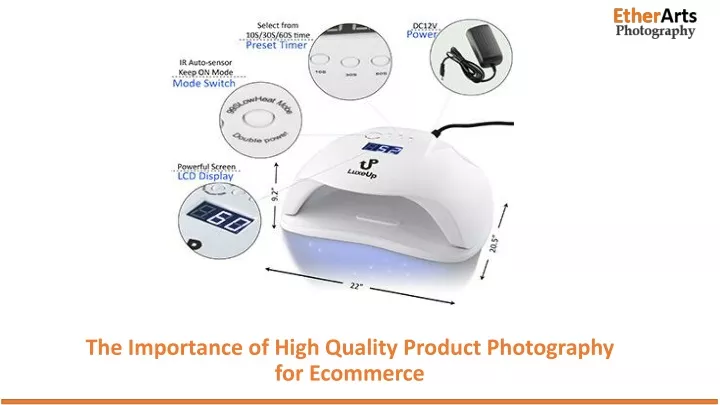 the importance of high quality product photography for ecommerce