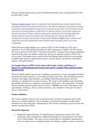 wireless gigabit market size to surpass