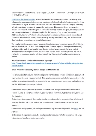 email protection security market size to surpass