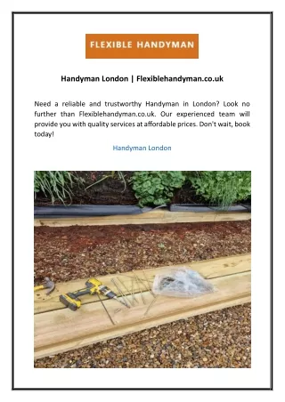 Handyman London  Flexiblehandyman.co.uk