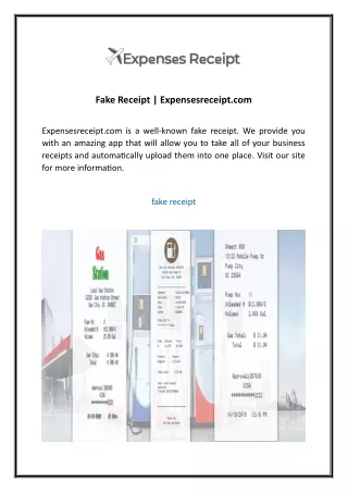fake receipt expensesreceipt com