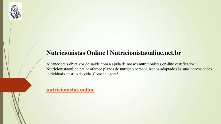 nutricionistas online nutricionistaonline