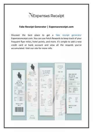 fake receipt generator expensesreceipt com