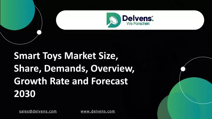 smart toys market size share demands overview