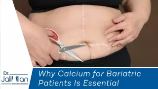 Importance of Calcium for Bariatric Patients